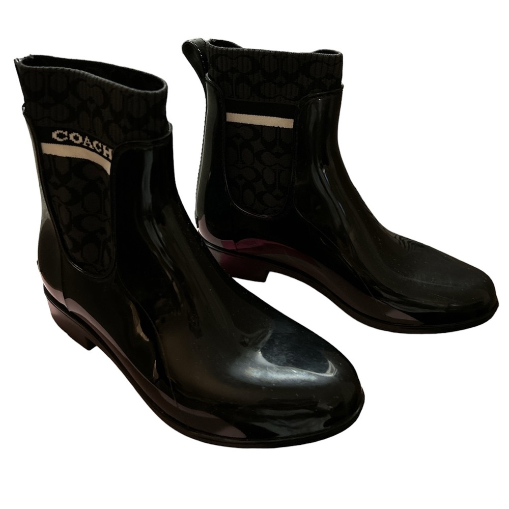 Coach rain boots